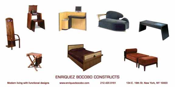 Enriquez Bocobo Constructs, Jacob Jvitz Furniture Expo, NYC